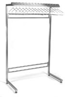 Gowning Racks, Freestanding with Hanger Rail