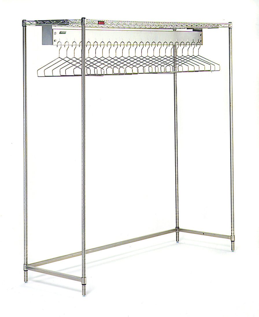 Gowning Racks, Wire – with Hanger Slots