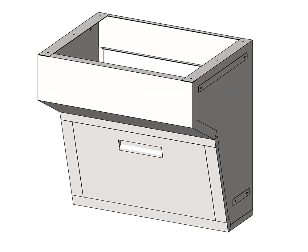 Base Cabinets – Sitting Height – Angled Sink Base