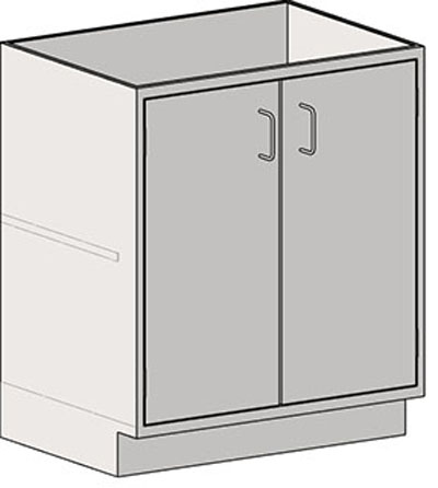 Base Cabinets – Sitting Height – with Full Height Door(s)