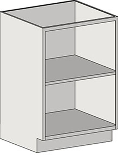 Base Cabinets – Sitting Height – Open Base