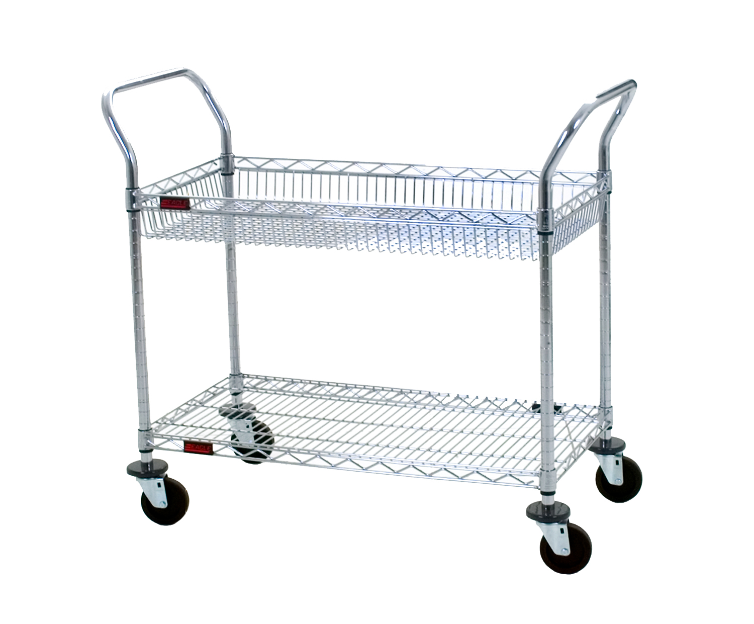 Wire Basket Utility Carts