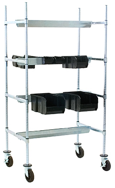 Double Sided Bin-Holder Rails