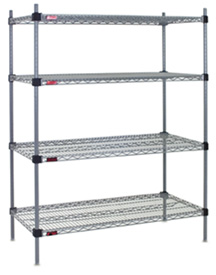 Quad Adjust Wire Shelving