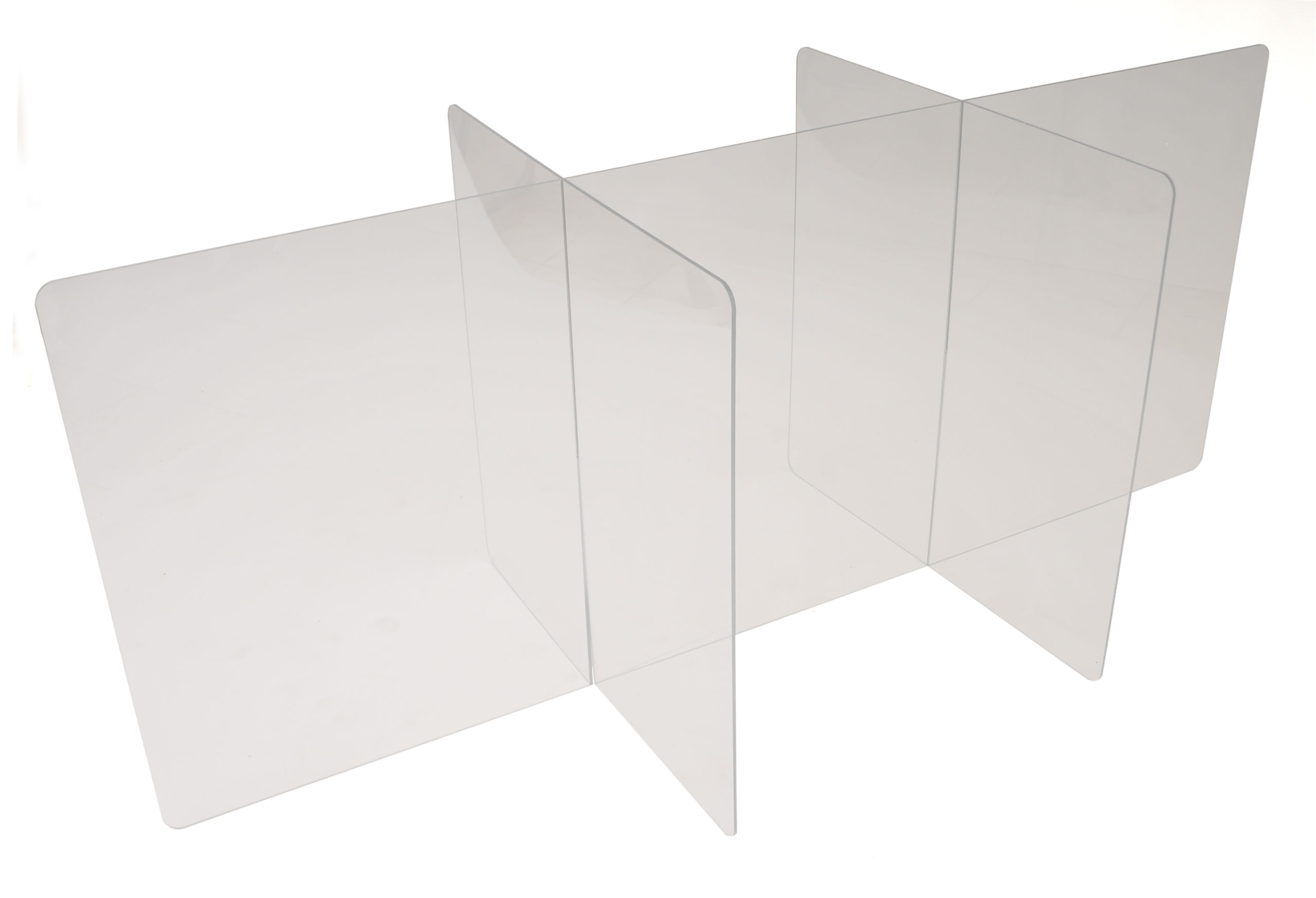 Breath Shield Dividers for Oval or Rectangular Tables